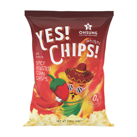 Yes! Chips! Spicy Corn Crisps